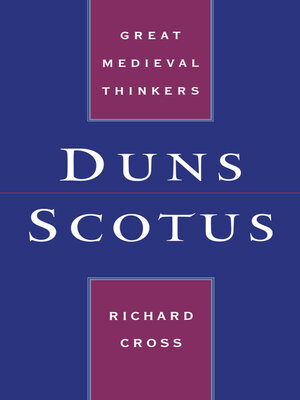 cover image of Duns Scotus